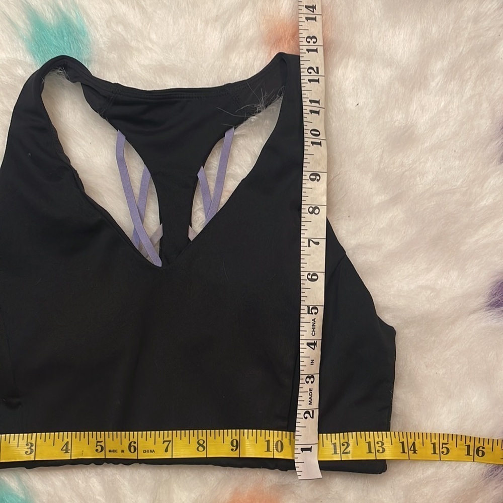 Fabletics Black and Blue Sports Bra Size Medium - Picture 4 of 4